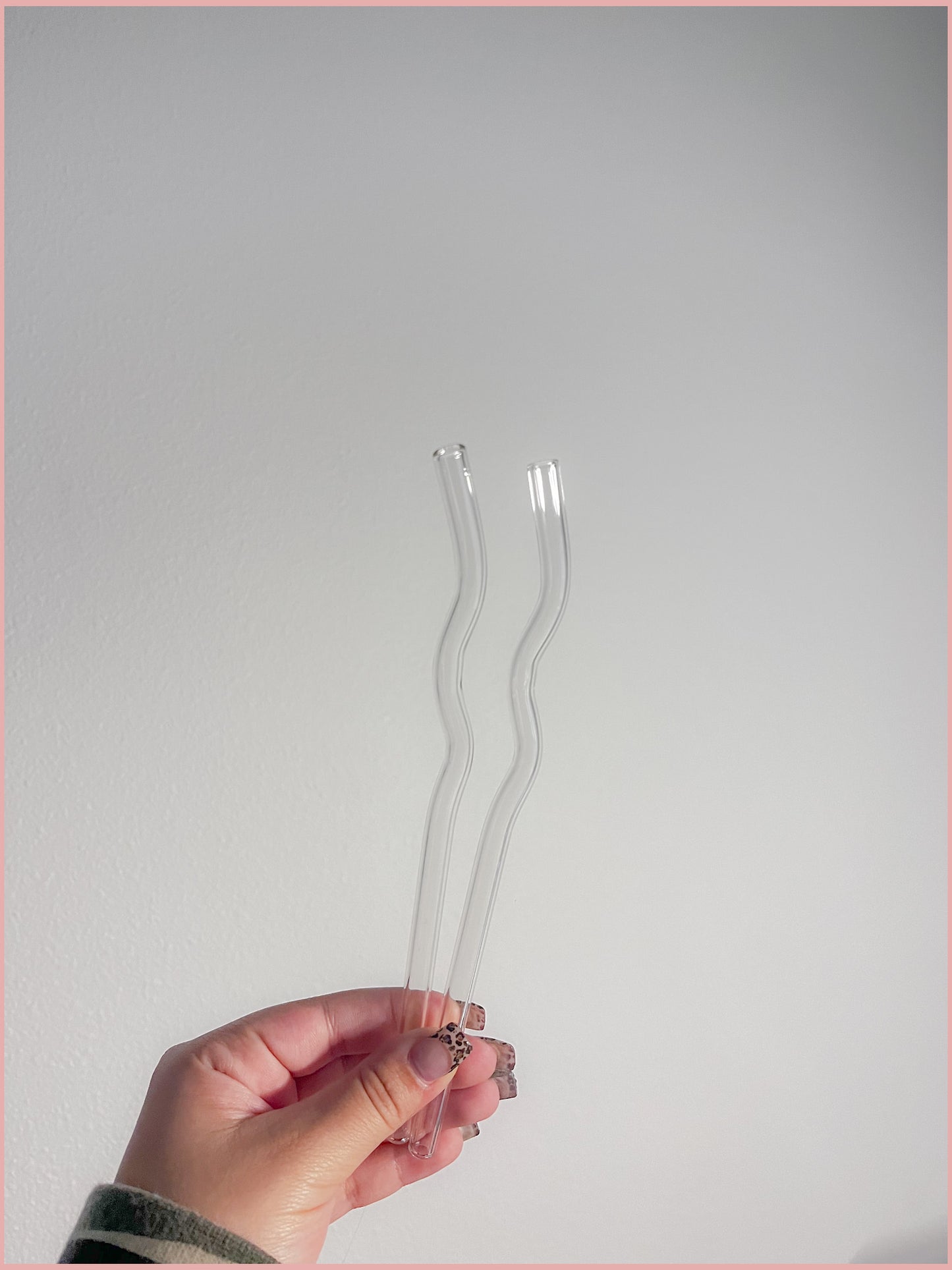 Clear Wavy Straw